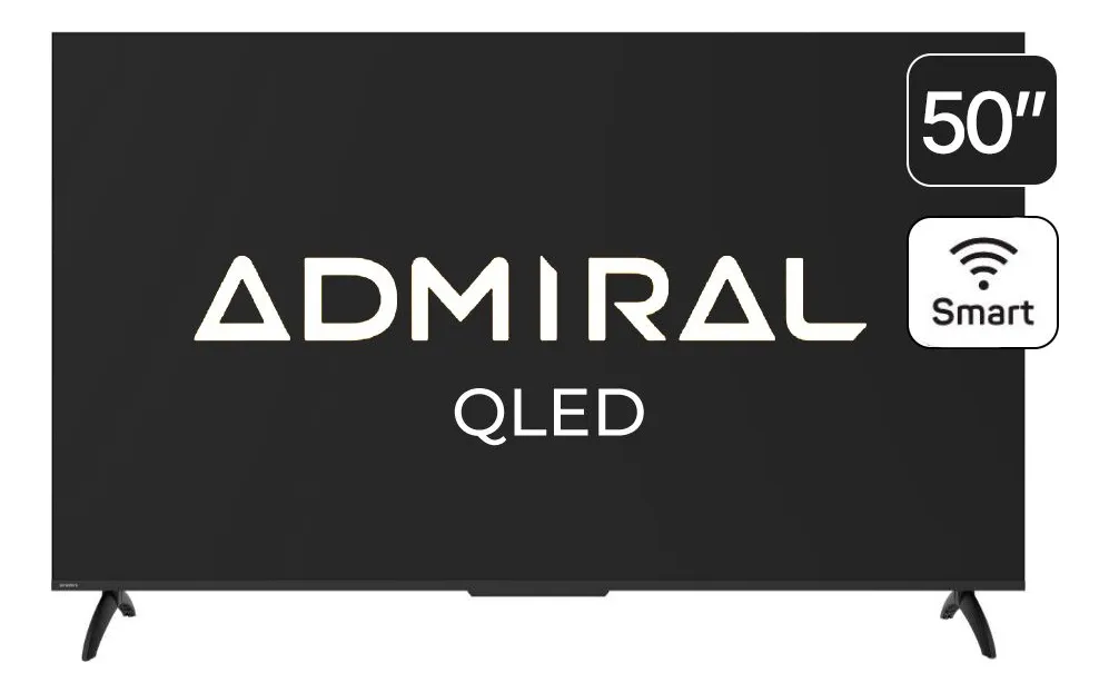 50 Smart Tv Admiral Qled 4K UHD New Model 1