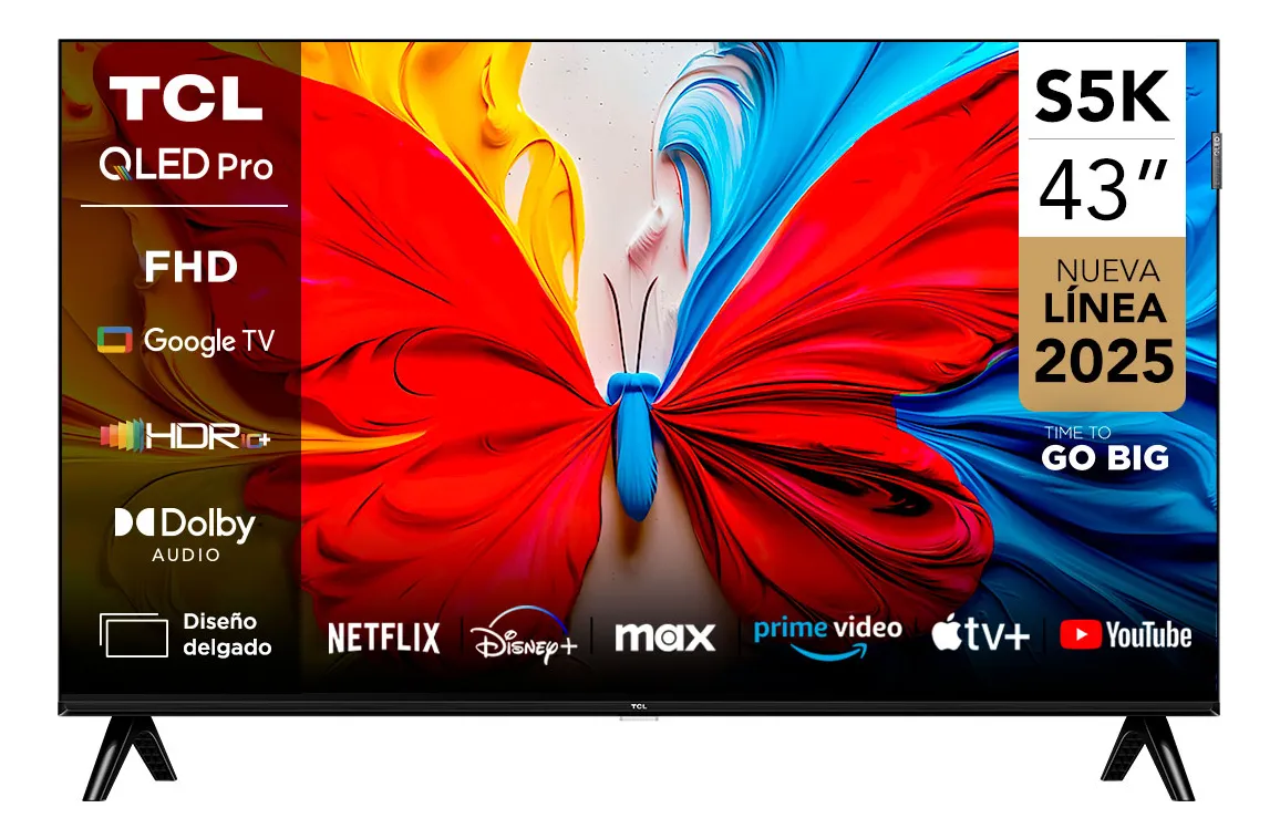 43 Smart Tv Tcl Qled FHD 43s5 Google 1