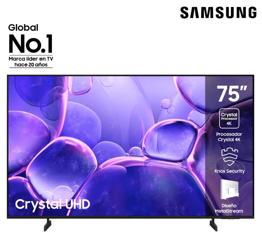 75" Smart Tv UHD 4K Samsung U8000f